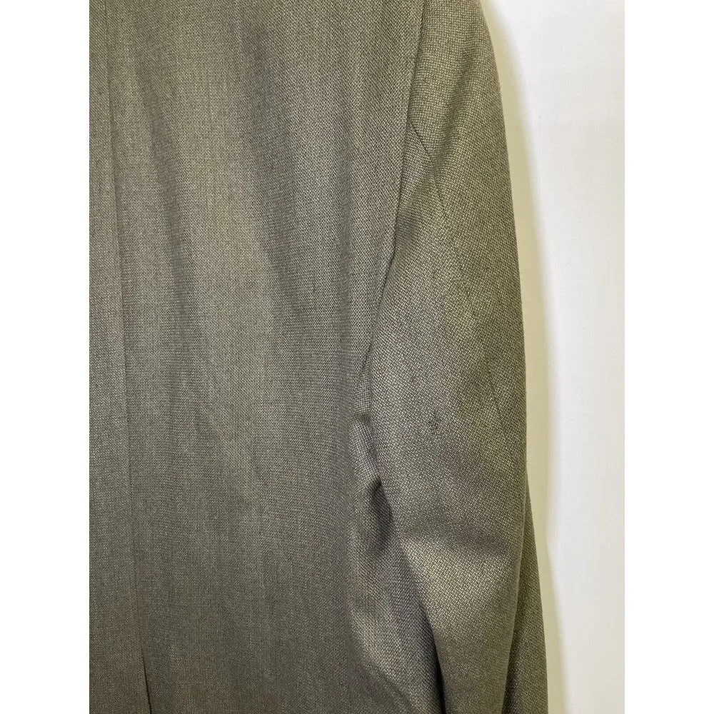 VINTAGE Chaps Ralph Lauren Blazer Mens 42L‎ Beige Silk Wool Sport Coat Jacket